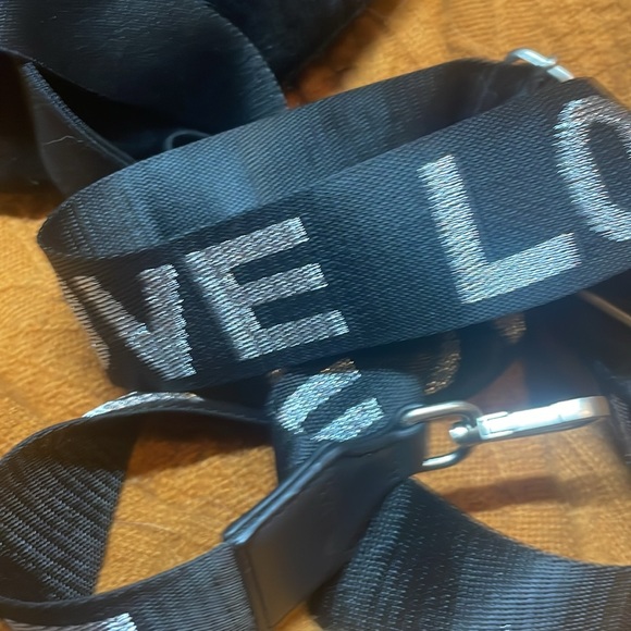 Koala kanvas black fashion designer hand bag with a  Buddha logo. - Picture 3 of 4